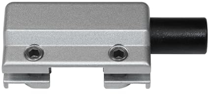 GU Federpuffer/Anschlagpuffer/Türstopper 31496 für Schiebetüren, Farbe: silber, DIN Links/Rechts verwendbar (31496 (150kg Variante))