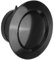 PATIKIL 4 Inch Round Air Vent, 1Pcs ABS Adjustable Soffit Exhaust Vent Cover Ceiling Wall Air Diffuser for Home Living Room Kitchen Office Inline Duct Fan Outlet, Black