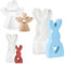 Silikonformen Gießformen,3 Stück Silikonformen Ostern,Ostern Hasenform Silikonform,Ostern Hase Backform,Osterhase Kerzen Giessform,Beton Zum Gießen Silikonform,Ostern Kaninchen Silikonformen