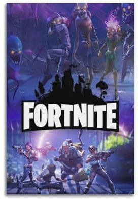 OODJHWWA Fortnite Game Poster5 Poster, Wandkunst, dekoratives Gemälde, Schlafzimmer, Gemälde, Poster, 20 x 30 cm, ungerahmter Stil