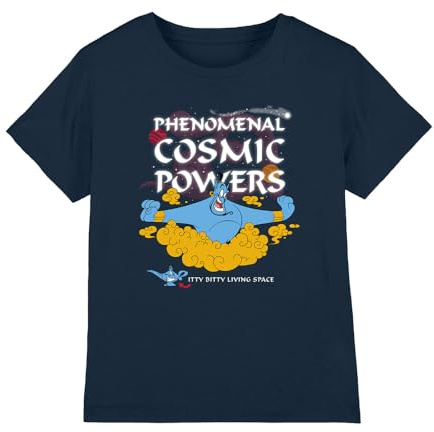 Disney Aladdin Boy's Aladdin The Genie Has Phenomenal Cosmic Powers Unisex Kids T Shirt