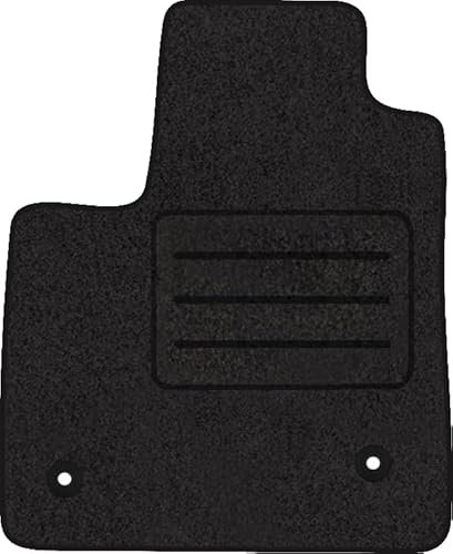 Fußmatten Velours Autoteppich passend für Ford Focus MK4 Fahrer schwarz