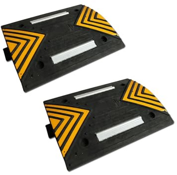 dosso stradale, Rallentatore stradale con dosso riflettente adatto for vialetti in asfalto