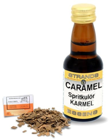 Caramel E150 Style Farbe 25ml – Alkoholfrei Lebensmittelfarbe Für Wodka & Spirituosen