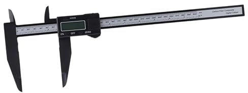 Cocoarm Calibro Elettronico da 300 Mm, Righello in Carbonio con Ganascia Lunga, Strumento di Misurazione Accurato per Carpenteria e Uso Domestico (Pinza in carbonio ad artiglio lungo 300 mm)