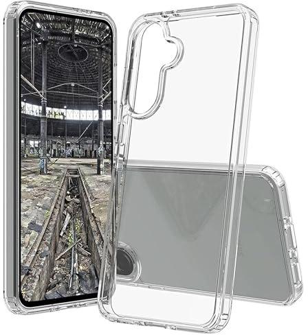 JT Berlin Pankow Clear Case kompatibel mit Samsung Galaxy A36 Hülle (Stoßabsorbierend, Wireless Charging Qi kompatibel, Kratzfest, Anti-Fingerabdruck) transparent