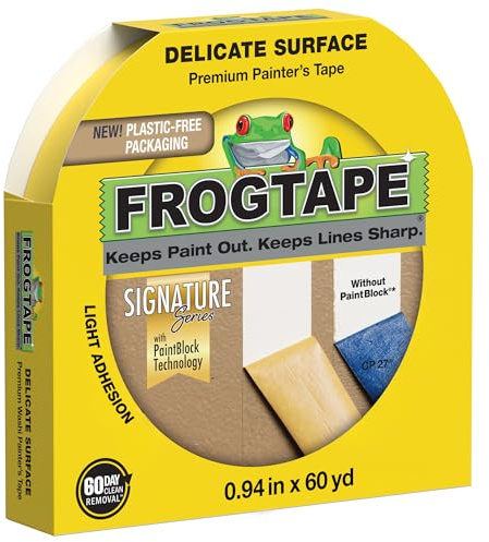 Abklebeband ShurTech FrogTape für empfindliche Oberflächen, 2,39 cm x 55 m