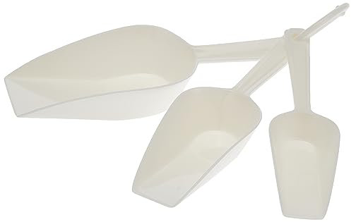 Metaltex Juego 3 COGEDORES PLASTICO C/Carton, Weiß, 25x15x5 cm