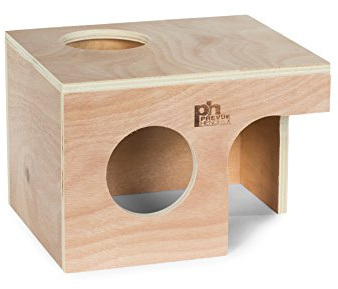 Prevue Pet Products Wood Guinea Pig Hut - Natural Wood