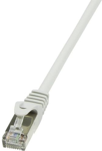 LogiLink CP1082D CAT5e SF/UTP Patch Cable, Ethernet Cable, 7.50 Meter Length, Grey, Grey, 7.50 Meter Length