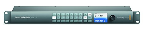 Blackmagic Smart Videohub 20 x 20 Rack di commutazione Nero