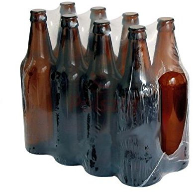 NEW Brown / Amber Glass Cap Drinks Bottles Home Brew Beer 500ml x 8pcs