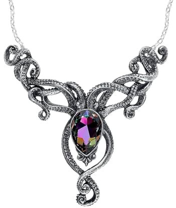 Alchemy Gothic Kraken Halskette silberfarben