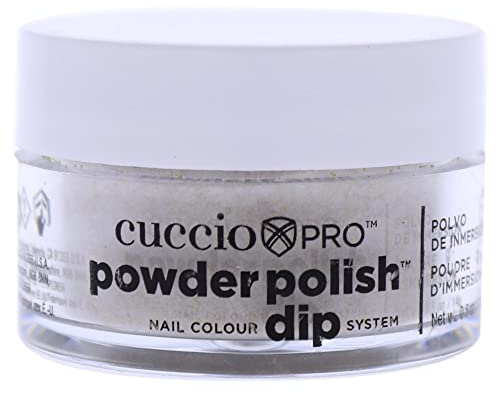 Cuccio - Pro Powder Polish Nail Colour Dip System - Gold With Rimbow Mica - for Women - Nail Powder - 0.5 oz