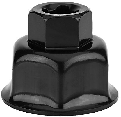 Fydun Oil Filter Wrench 32mm Drive Oil Filter Cap Socket 3/8 Remover Tool for Buick | Durable Aluminum Black 6Point Design for BUICK Vehicles