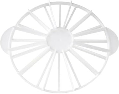 Dr.Oetker 1621 Diviseur de gâteau, plat diviseur gâteau, découpe gâteau, trancheur à gâteau, coupe gâteau, accessoire pâtisserie, Plastique, Blanc, 24,5 cm