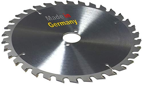 Wechselzahn Sägeblatt 230 x 30 mm W mit 34 Z HM-Zähne Tischkreissäge Wippkreissäge sowie Kunststoffe, Holzplatten, Spanplatten, Laminat, Acrylglas, Kreissägeblatt 230 mm x 30mm x 2,6 mm Z 34