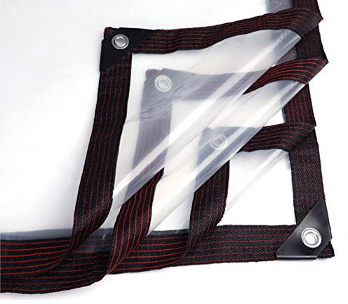 QIAOH Bâche Transparente pour Serre De Jardin 3x4m, Bâche De Protection Imperméable, Windproof Plant Isolation Canopy Cover for Greenhouse, Marchandises Auvent De Voiture Auvent