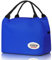 Aosbos Borsa Termica Porta Pranzo Borsa Frigo Borsa per il Pranzo Pranzo al Sacco Isolato Sacchetto da Picnic Borsa Porta Pranzo Ufficio Lunch Bag Scuola con Cerniera Lavoro Scuola, 8.5L Blu Klein