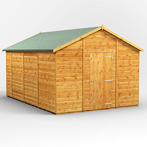 POWER Gartenhaus aus Holz, 35,6 x 25,4 cm, ohne Fenster, aus Holz