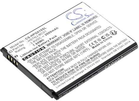 TCTK Laptop Akkus 2000mAh Kompatibel mit [HP] Prime Graphing Calculator, Prime V1, RMN HSTNJ-BC01 Ersetzt HSTNJ-BC01