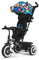 Kinderkraft Aston Dreirad ab 9 Monate bis 25 kg, Kinderdreirad mit schubstange, drehbarer Sitz Vorwärts und Rückwärtsfahrt, ausklappbarem Verdeck mit Sonnenschutz, Happy Shapes