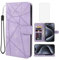 Wanyuexes Case for iPhone 15 Pro Max Case 6.7, Apple 15 Pro Max Wallet Case with Tempered Glass Screen Protector, PU Leather Flip Credit Card Holder Stand Phone Cover for iPhone 15 Pro Max Purple