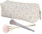 Support De Maquillage De Voyage – Pochette Pour Pinceaux De Maquillage, Sac De Rangement Pour Cosmétiques, Pochette Pour Pinceaux À Fleurs, Sac De Voyage Pour Maquillage, Trousse De Toilette En Toile,