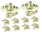 KICHOUSE 10st Teelichthalter Kegelkerzenhalter Weihnachtsbaum-kerzenclip-dekore Kerzenhalterclip Weihnachten Weihnachtsdekorationen Für Kerzenhalter Weihnachtskerzenclips Eisen Golden