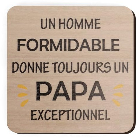 Papa-Geschenk, Geschenk zum Vatertag, Untersetzer für Papa, Weihnachtsgeschenke für Papa