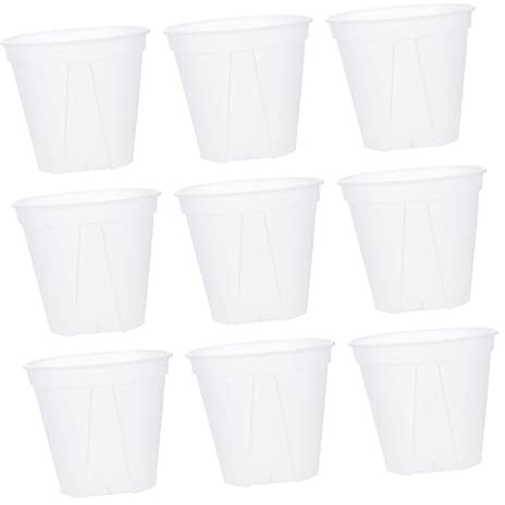 ROMISBABA 10piezas Macetas Plásticas Transparentes para Control De Agua para Jardinería