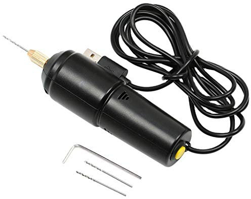 Epoxy Hole Punching Wood Tool Epoxy Resin Jewelry Crafting Resin Hand Drill with 5V USB Data Cable