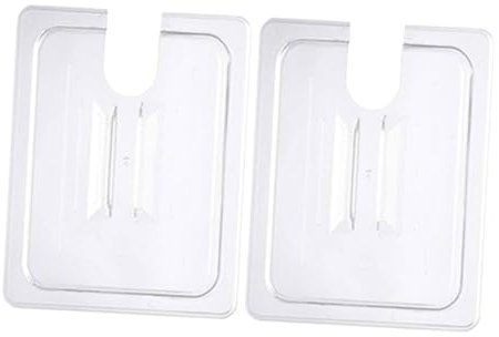 BESTOYARD 2 Stück Transparente Deckel für Sous Vide Kochmaschinen für Slow Cooker Präzise Niedertemperatur Kochabdeckung für Sichere und Effiziente Zubereitung von Gerichten