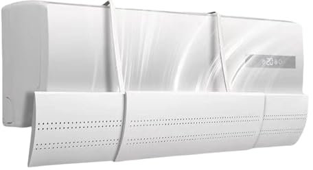 Universals Deflector Aire Acondicionado, Deflector De Vientos De Aire Acondicionado Deflectors Retráctil De Salida Del, Aire Acondicionados Anti-soplado Directo (Blancos)