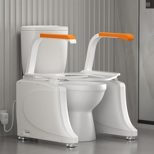 Elektrische Toilettensitzerhöhung mit Vollmetallrahmen, höhenverstellbarer Hebebühne, 160 kg Kapazität, für ältere und medizinische Patienten