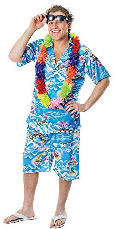 Erwachsenen hawaiian Mann Kostüm