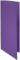 EXACOMPTA Paquet de 100 sous-chemises Rock's en carte 80 g, coloris violet