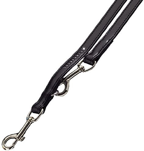 Nobby Führleine Crystal, schwarz L: 200 cm, B: 16 mm, 1 Stück
