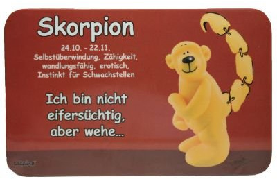 Tatzino Skorpion Schneidbrett, Rot, Kunststoff, Rechteckig, Spülmaschinenfest, Einstückig, 24.10 – 22.11