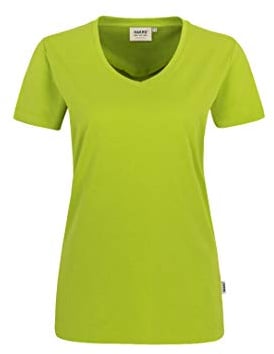HAKRO Damen Damen V-Shirt Mikralinar® T-Shirt