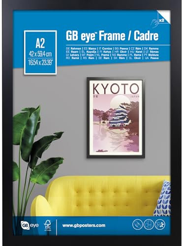 Gb eye Cadre MDF A2 (42 x 59,4 cm) Noir