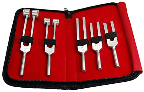 VALUEMED® 5 PCE Medical Tuning Fork Set 128, 256, 512, 1024 & 2048Hz