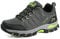 WOWEI Scarpe da Escursionismo Arrampicata Sportive All'aperto Traspiranti Trekking Sneakers da Donna Uomo,98018 Grigio,42 EU