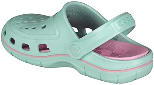 Coqui Kids Jumper Clog-Light Mint/Pink-34/35