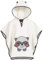 Morgenstern Badeponcho mit Kapuze Kinder Baby 1-5 Jahre Mädchen Jungen 100% Baumwolle Frottee OEKO TEX® Handtuch Badetuch Poncho Kapuzenhandtuch Bademantel Waschbär