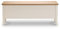 Julian Bowen Davenport Storage Bench, Oak/Ivory