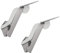Gedotec porte-rabat armoires de cuisine rabat ferrures de meubles ajustables Häfele Free Space 1.11 | Modèle E 3,2-13,4 kg | Quincaillerie d'ameublement | 1 jeu