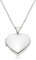 Alexander Castle 925 Sterling Silver Locket Necklace for Girls Children - 16mm x 16mm Small Heart Locket with 18 Silver Chain & Jewellery Gift Box
