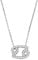 LATELITA Women's 925 Sterling Silver Zodiac Star Sign Pendant Necklace with White Zircon Stones - Cancer Sign - Adjustable Length: 40cm - 45cm