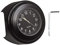 Junerain 22–25 mm Durchmesser Motorrad Lenker Quarzuhr langlebig praktisch multifunktional klassisch wasserdicht Leuchtend Uhr Motorrad Uhr (Farbe: schwarz)